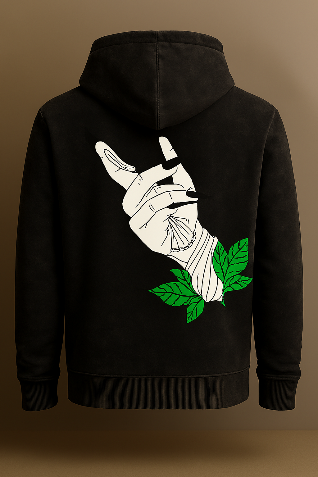 Hand Flower Hood