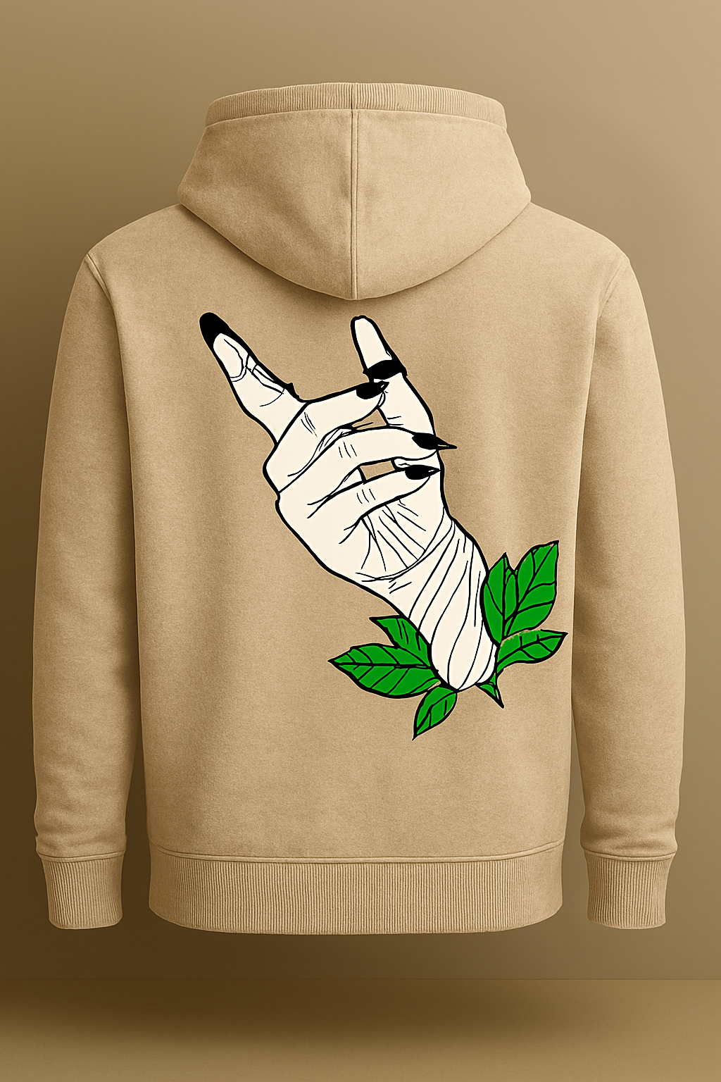 Hand Flower Hood