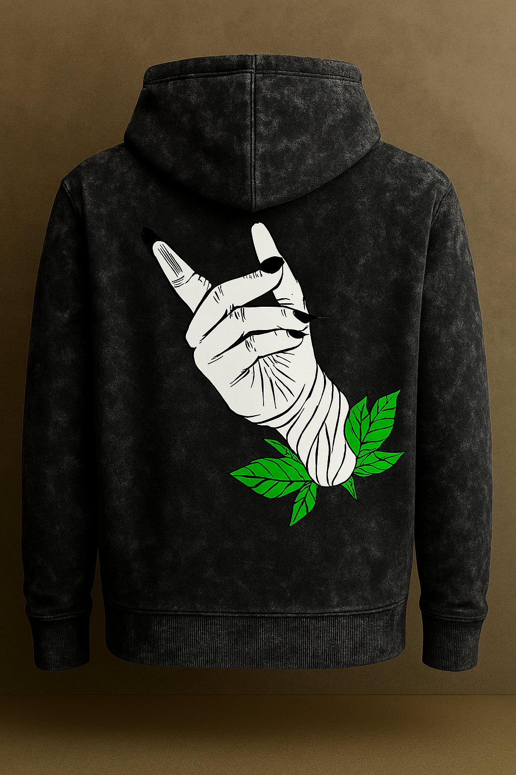Hand Flower Hood