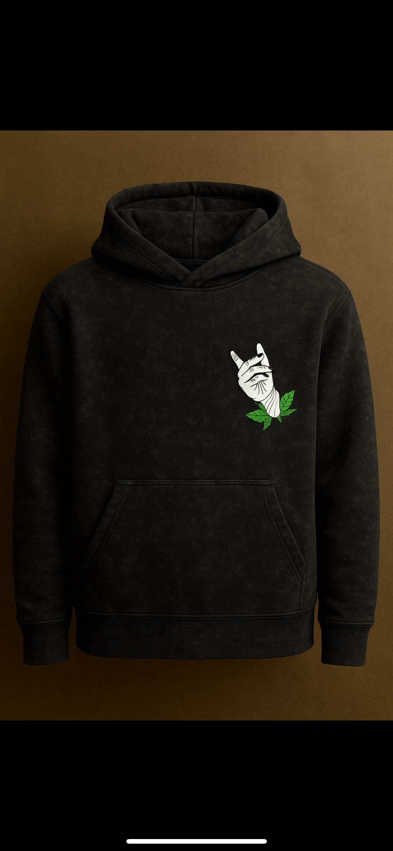 Hand Flower Hood